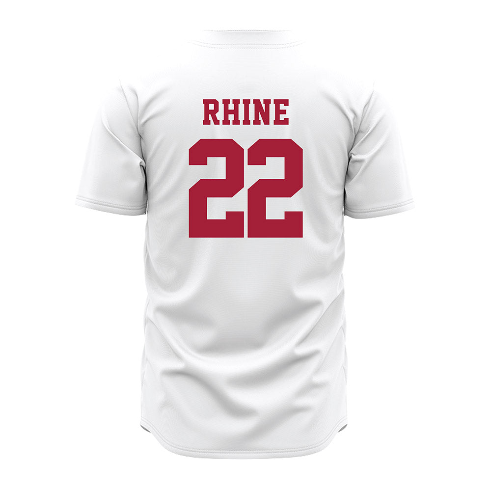 Alabama - NCAA Baseball : Will Rhine - White Jersey-2