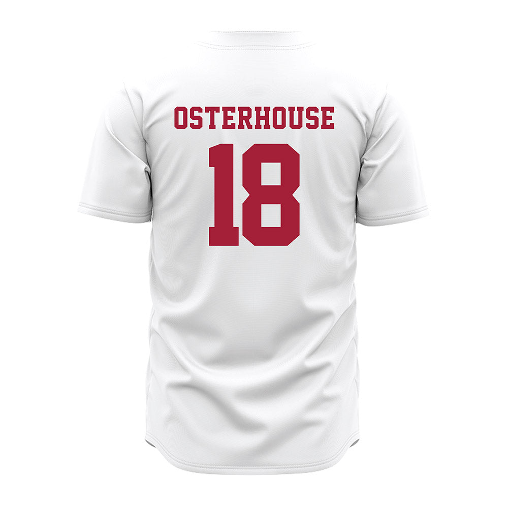 Alabama - NCAA Baseball : Justin Osterhouse - White Jersey-3