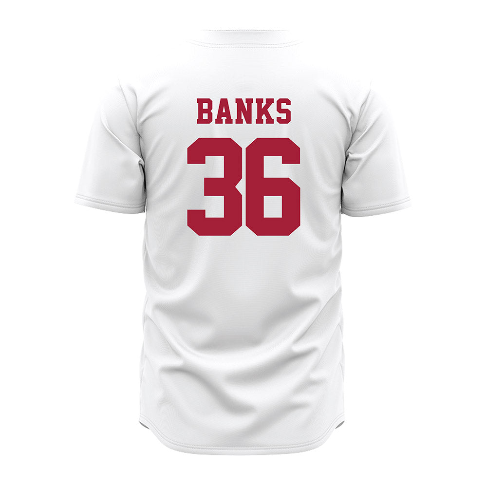 Alabama - NCAA Baseball : Hagan Banks - White Jersey-2
