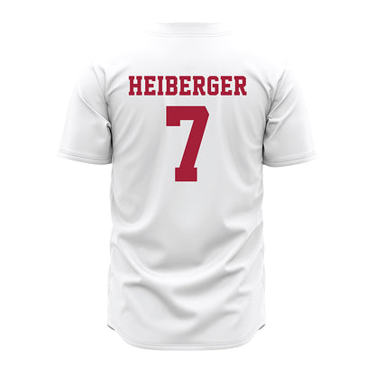 Alabama - NCAA Baseball : Matthew Heiberger - White Jersey-3