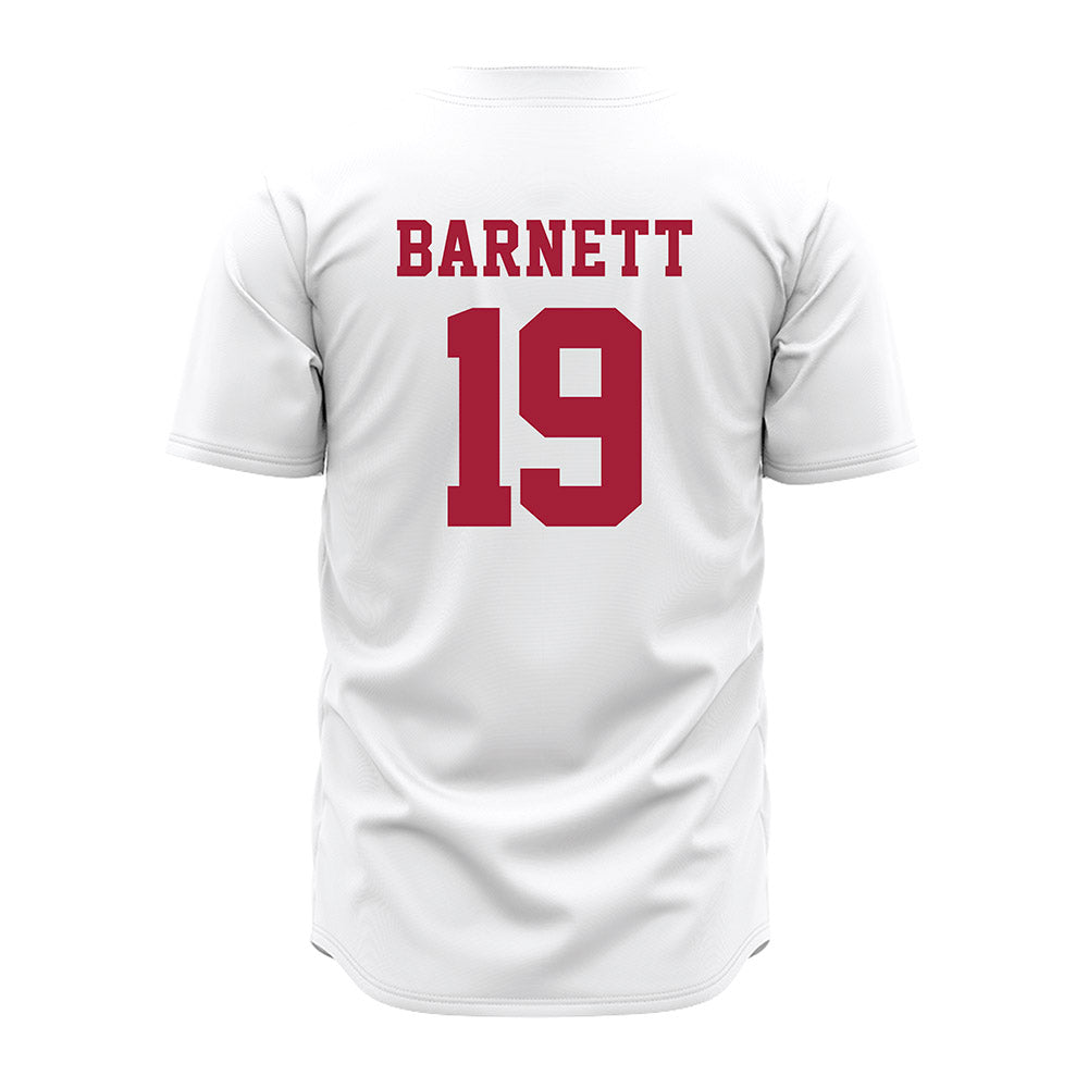 Alabama - NCAA Baseball : Caleb Barnett - White Jersey-2