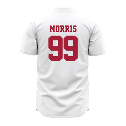 Alabama - NCAA Baseball : Austin Morris - White Jersey-3