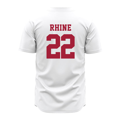 Alabama - NCAA Baseball : Will Rhine - White Jersey-3