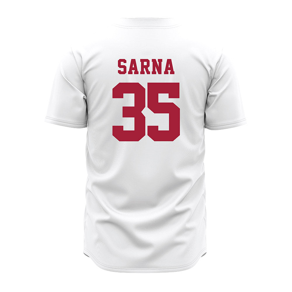 Alabama - NCAA Baseball : Owen Sarna - White Jersey-3