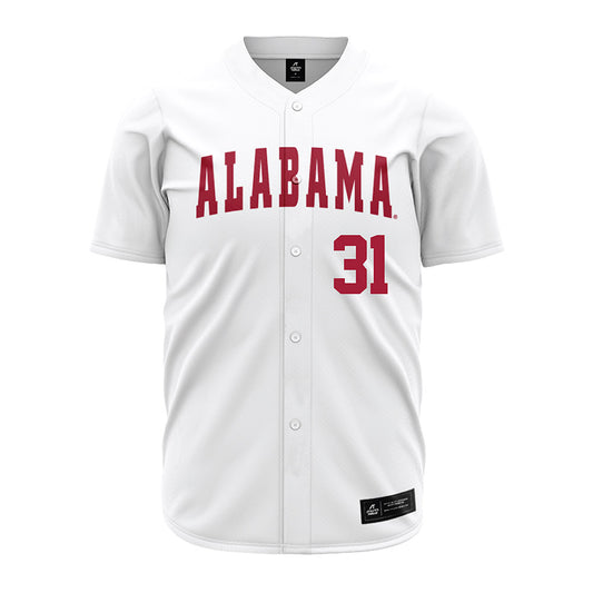 Alabama - NCAA Baseball : Jon Young Jr. - White Jersey-0