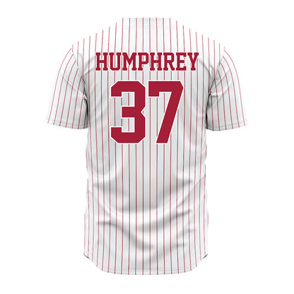 Alabama - NCAA Baseball : Kaden Humphrey - Pinstripe Jersey-2