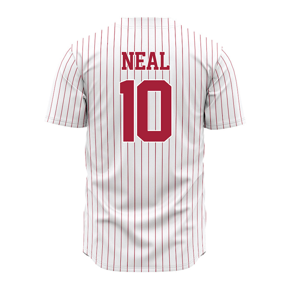 Alabama - NCAA Baseball : Brady Neal - Pinstripe Jersey-2