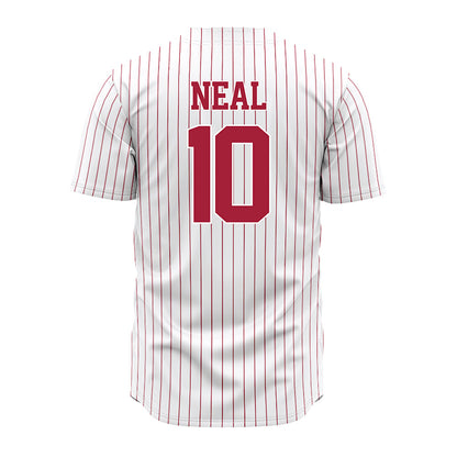 Alabama - NCAA Baseball : Brady Neal - Pinstripe Jersey-3