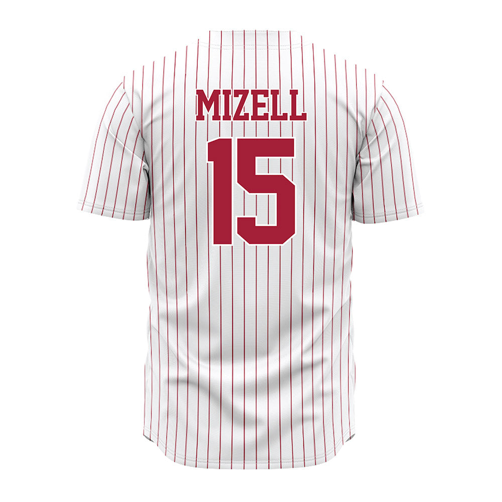 Alabama - NCAA Baseball : Coleman Mizell - Pinstripe Jersey-2
