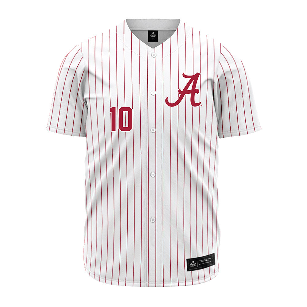 Alabama - NCAA Baseball : Brady Neal - Pinstripe Jersey-0