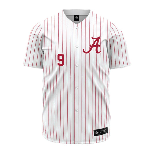 Alabama - NCAA Baseball : Bryce Fowler - Pinstripe Jersey-0