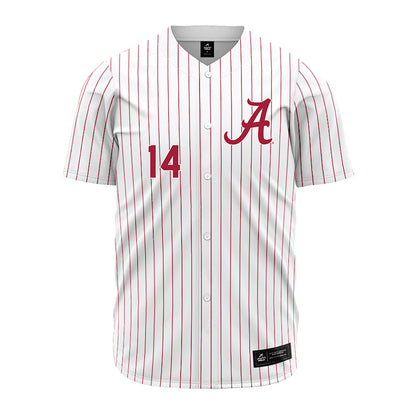 Alabama - NCAA Baseball : Peyton Steele - Pinstripe Jersey-1