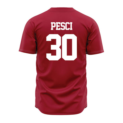Alabama - NCAA Baseball : Anthony Pesci - Crimson Jersey-1