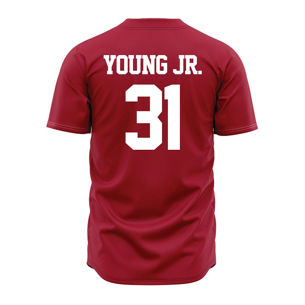Alabama - NCAA Baseball : Jon Young Jr. - Crimson Jersey-1