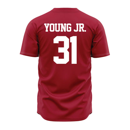 Alabama - NCAA Baseball : Jon Young Jr. - Crimson Jersey-1