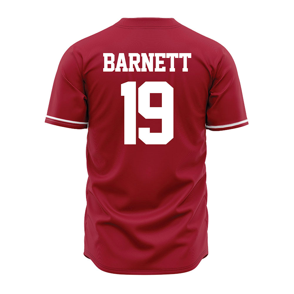 Alabama - NCAA Baseball : Caleb Barnett - Cardinal Jersey-2