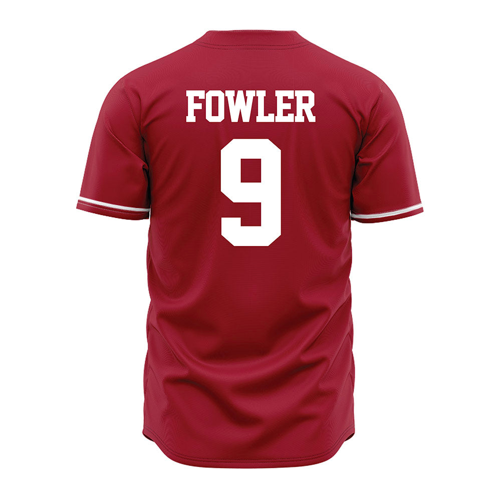 Alabama - NCAA Baseball : Bryce Fowler - Cardinal Jersey-3