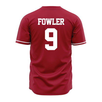 Alabama - NCAA Baseball : Bryce Fowler - Cardinal Jersey-3