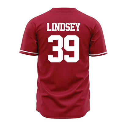 Alabama - NCAA Baseball : Ross Lindsey - Cardinal Jersey-2