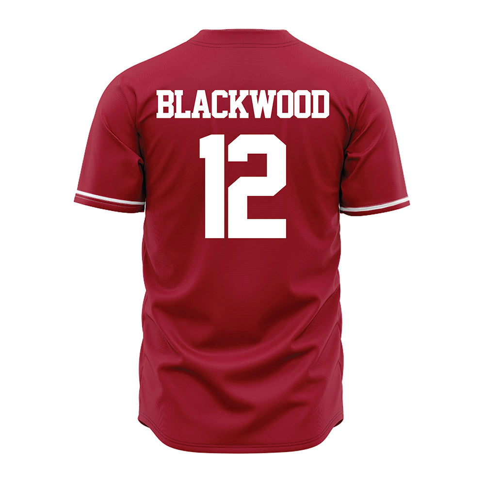 Alabama - NCAA Baseball : JT Blackwood - Cardinal Jersey-3