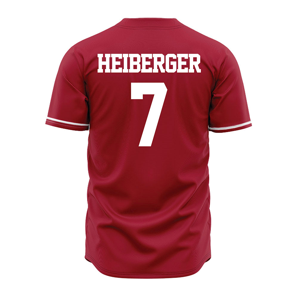 Alabama - NCAA Baseball : Matthew Heiberger - Cardinal Jersey-3