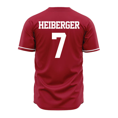 Alabama - NCAA Baseball : Matthew Heiberger - Cardinal Jersey-3