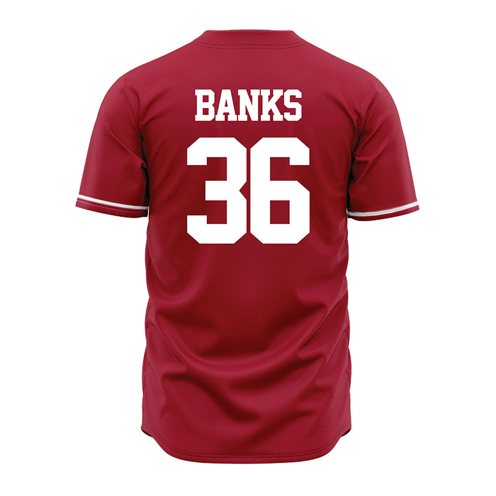 Alabama - NCAA Baseball : Hagan Banks - Cardinal Jersey-3