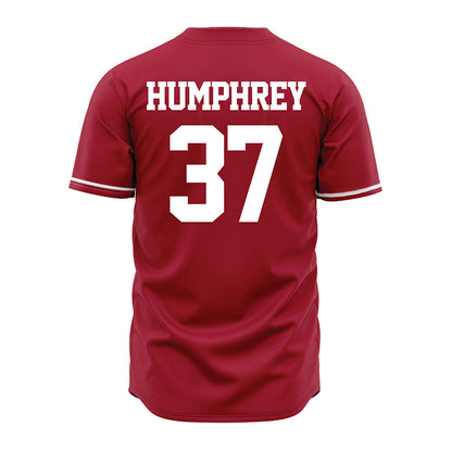 Alabama - NCAA Baseball : Kaden Humphrey - Cardinal Jersey-3