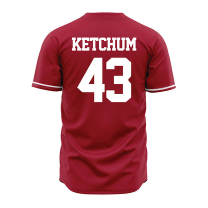 Alabama - NCAA Baseball : Jack Ketchum - Cardinal Jersey-3