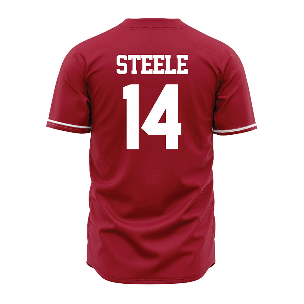 Alabama - NCAA Baseball : Peyton Steele - Cardinal Jersey-3