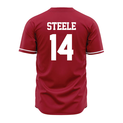 Alabama - NCAA Baseball : Peyton Steele - Cardinal Jersey-3