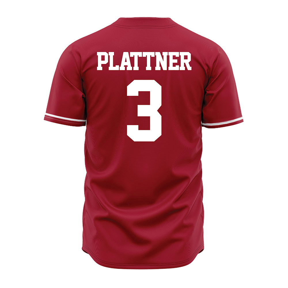 Alabama - NCAA Baseball : Will Plattner - Cardinal Jersey-3