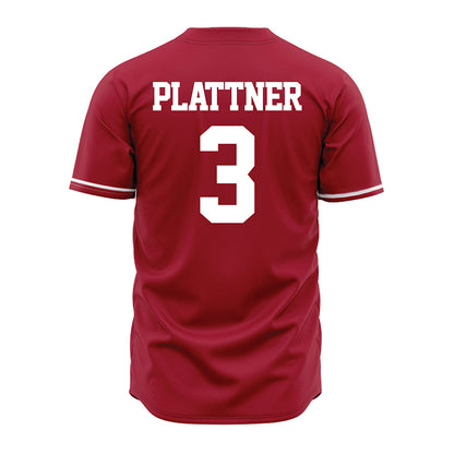Alabama - NCAA Baseball : Will Plattner - Cardinal Jersey-3