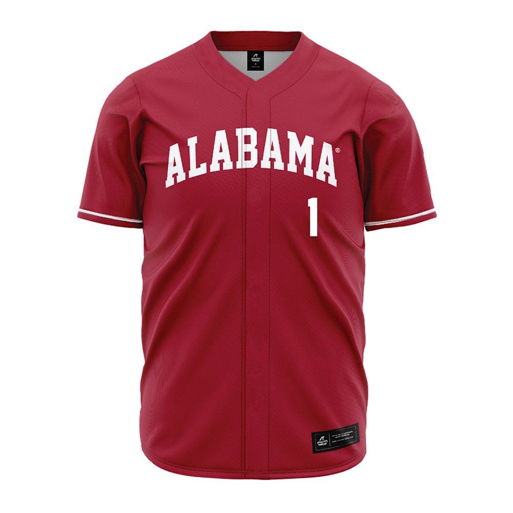 Alabama - NCAA Baseball : Justin Lebron - Cardinal Jersey-0