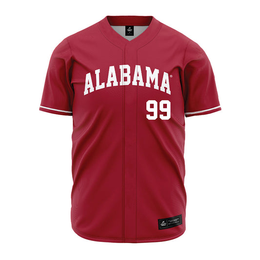 Alabama - NCAA Baseball : Austin Morris - Cardinal Jersey-0