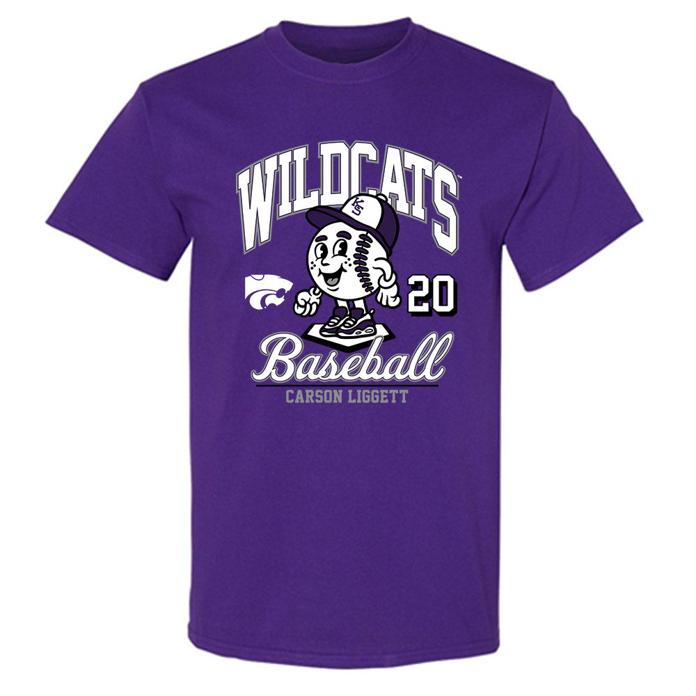 Kansas State - NCAA Baseball : Carson Liggett - Fashion Shersey T-Shirt-0