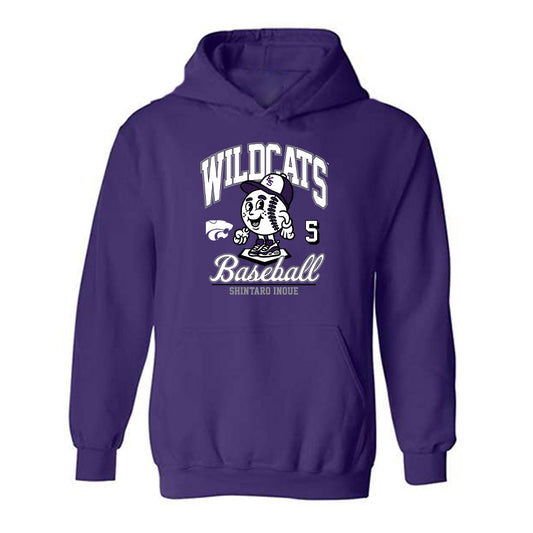 Kansas State - NCAA Baseball : Shintaro Inoue - Fashion Shersey Hooded Sweatshirt-0
