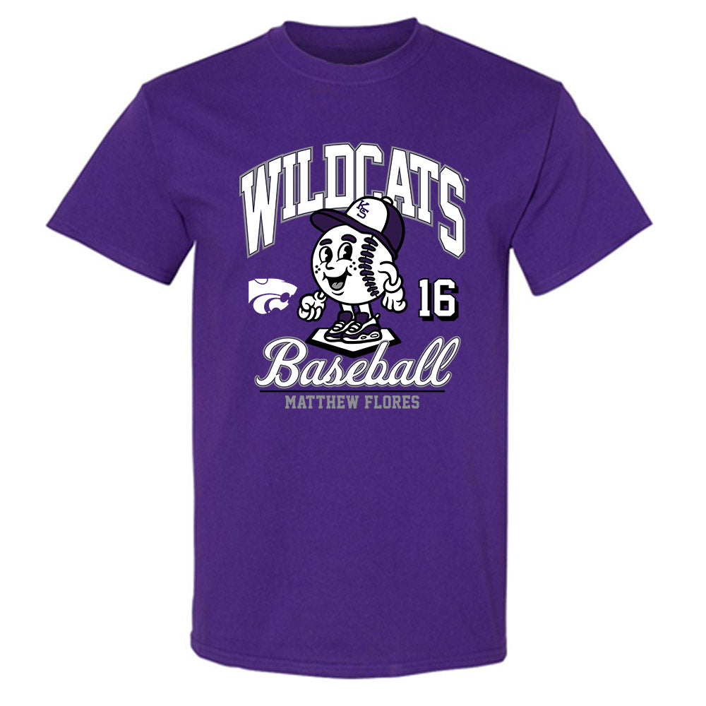 Kansas State - NCAA Baseball : Matthew Flores - Fashion Shersey T-Shirt-0