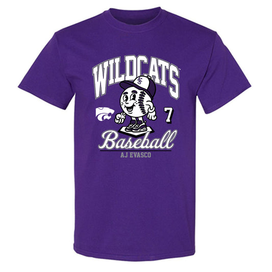 Kansas State - NCAA Baseball : Aj Evasco - Fashion Shersey T-Shirt-0