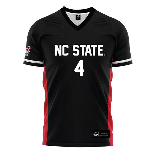 NC State - NCAA Men's Soccer : Joshua Gordon - Black Soccer Jersey-0