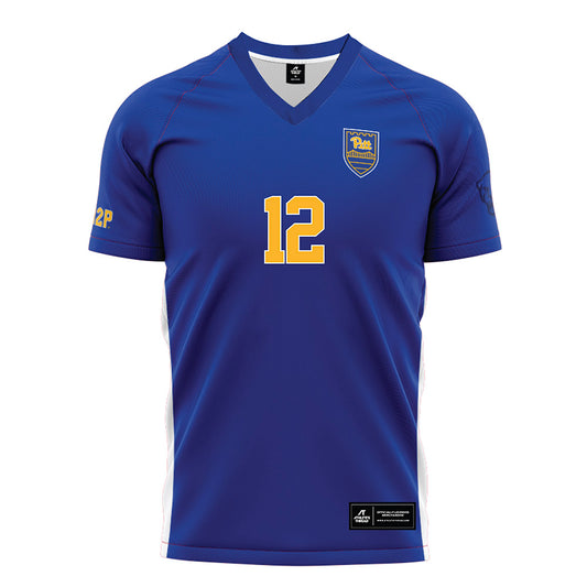 Pittsburgh - NCAA Men's Soccer : Mamadou Tall - Blue Soccer Jersey-0