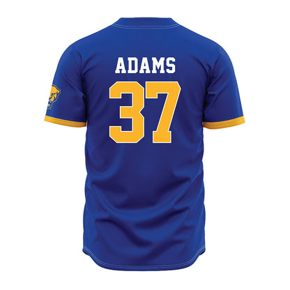 Pittsburgh - NCAA Baseball : JT Adams - Blue Jersey-1