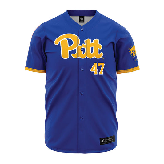 Pittsburgh - NCAA Baseball : Daniel McAuliff - Blue Jersey
