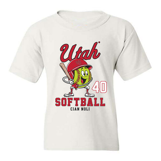 Utah - NCAA Softball : Cian Noli - Fashion Shersey Youth T-Shirt-0
