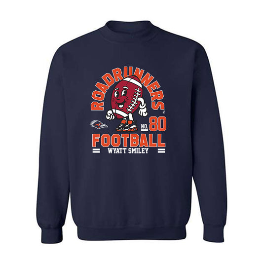 UTSA - NCAA Football : Wyatt Smiley - Fashion Shersey Crewneck Sweatshirt-0