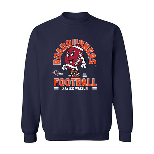 UTSA - NCAA Football : Xavier Walton - Fashion Shersey Crewneck Sweatshirt-0