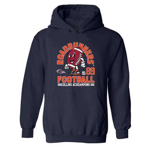 UTSA - NCAA Football : Collins Acheampong - Fashion Shersey Hooded Sweatshirt-0