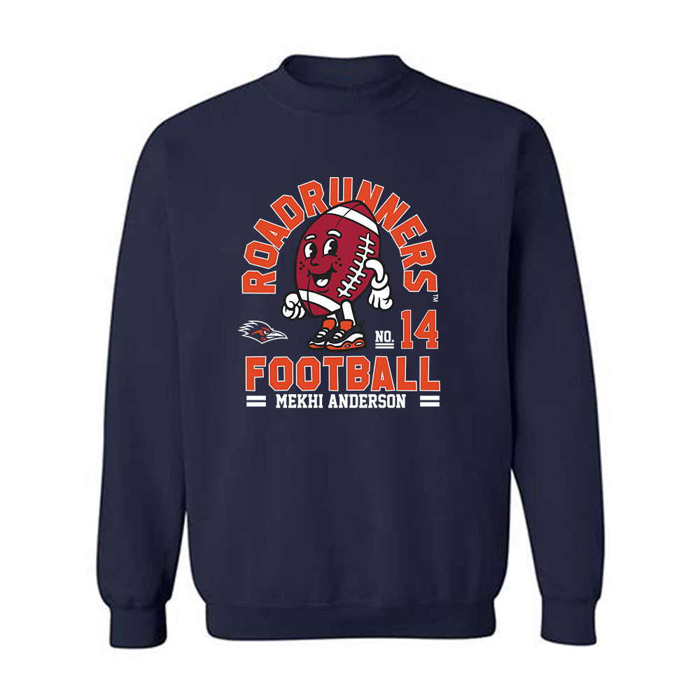 UTSA - NCAA Football : Mekhi Anderson - Fashion Shersey Crewneck Sweatshirt-0
