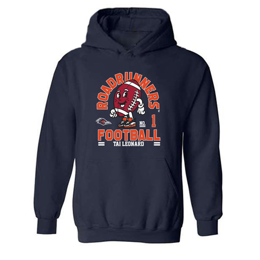 UTSA - NCAA Football : Tai Leonard - Fashion Shersey Hooded Sweatshirt-0