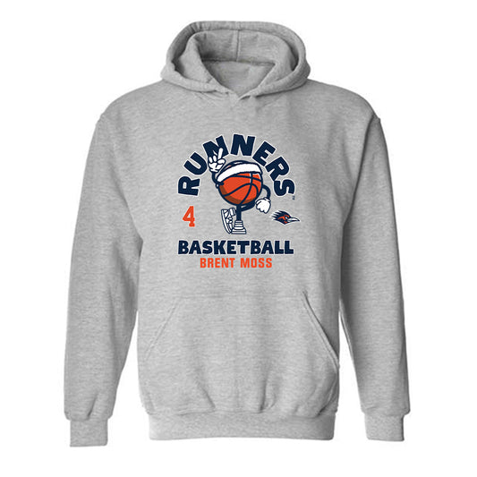 UTSA - NCAA Men's Basketball : Brent Moss - Fashion Shersey Hooded Sweatshirt-0